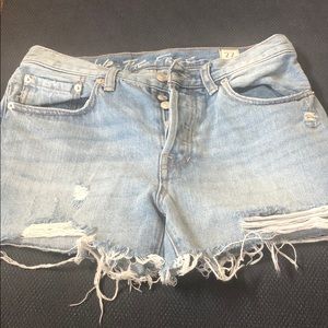 Free people jean shorts